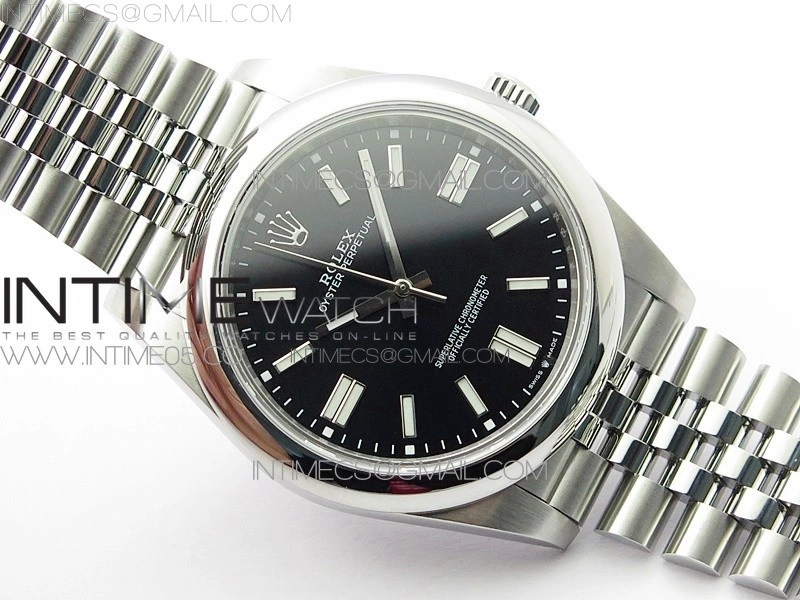 Oyster Perpetual 41mm 124300 BP Best Edition Black Dial on SS Jubilee Bracelet