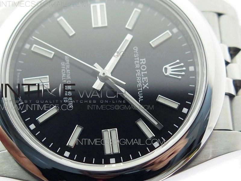 Oyster Perpetual 41mm 124300 BP Best Edition Black Dial on SS Jubilee Bracelet
