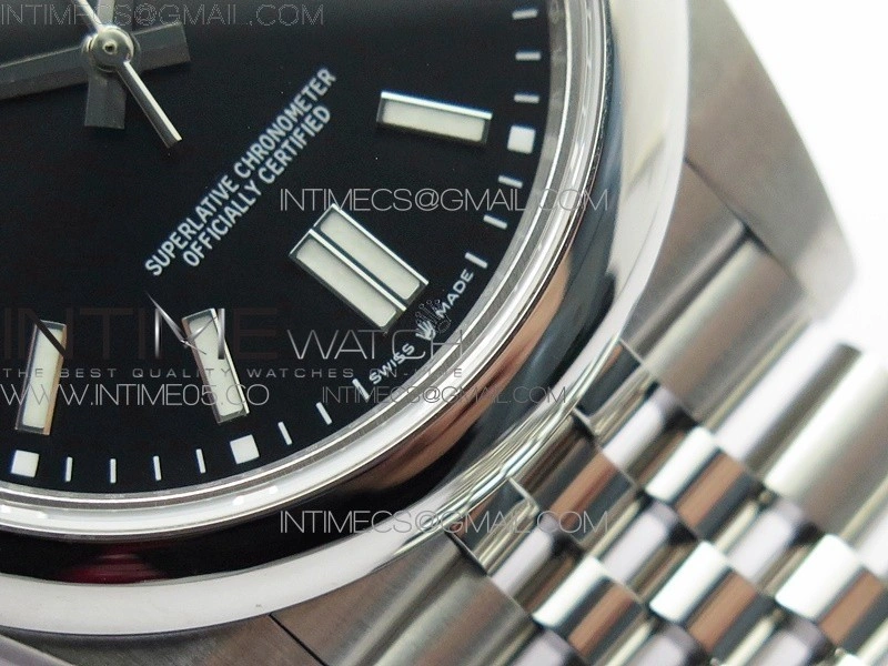 Oyster Perpetual 41mm 124300 BP Best Edition Black Dial on SS Jubilee Bracelet
