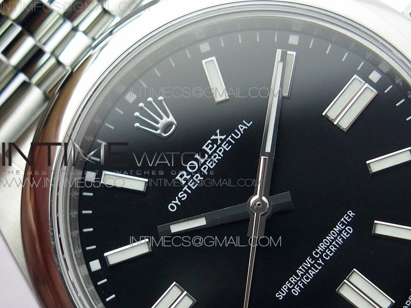 Oyster Perpetual 41mm 124300 BP Best Edition Black Dial on SS Jubilee Bracelet