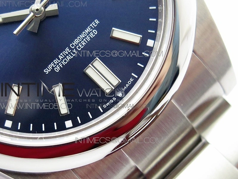 Oyster Perpetual 41mm 124300 BP Best Edition Dark Blue Dial on SS Bracelet