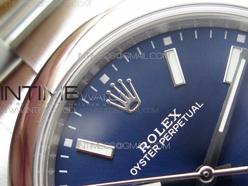 Oyster Perpetual 41mm 124300 BP Best Edition Dark Blue Dial on SS Bracelet