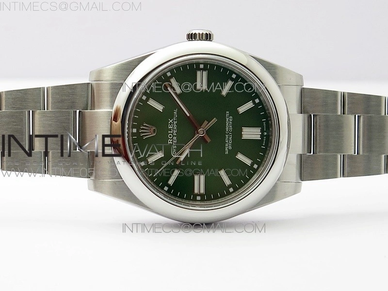Oyster Perpetual 41mm 124300 BP Best Edition Green Dial on SS Bracelet