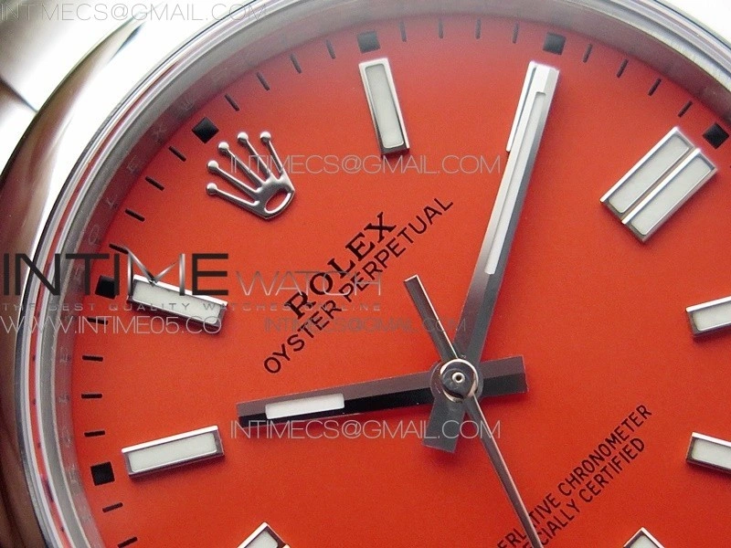 Oyster Perpetual 41mm 124300 BP Best Edition Red Dial on SS Bracelet