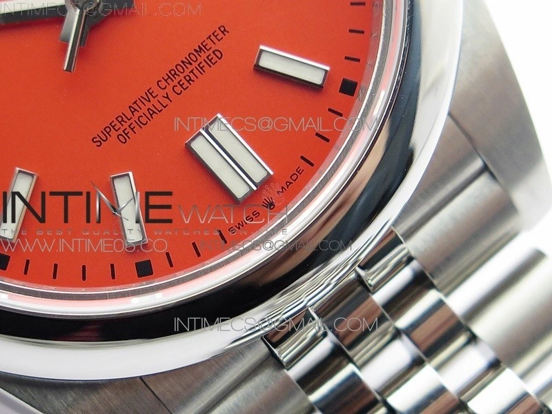Oyster Perpetual 41mm 124300 BP Best Edition Red Dial on SS Jubilee Bracelet