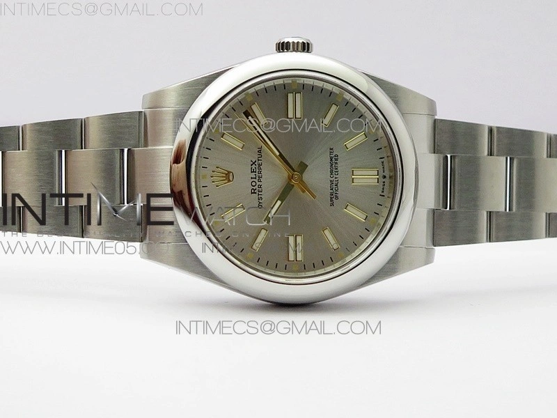 Oyster Perpetual 41mm 124300 BP Best Edition Silver Dial on SS Bracelet