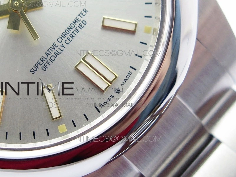 Oyster Perpetual 41mm 124300 BP Best Edition Silver Dial on SS Bracelet