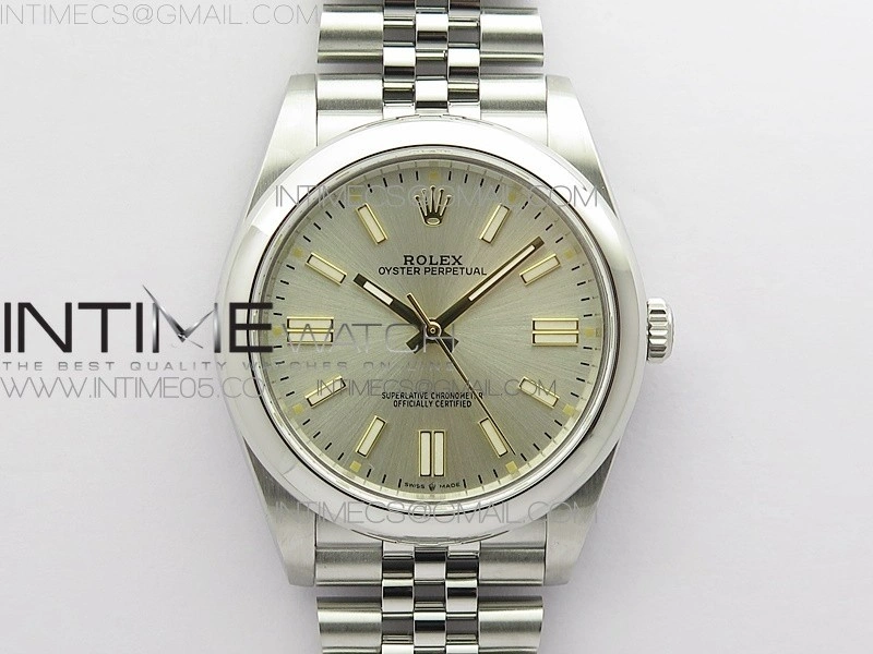 Oyster Perpetual 41mm 124300 BP Best Edition Silver Dial on SS Jubilee Bracelet