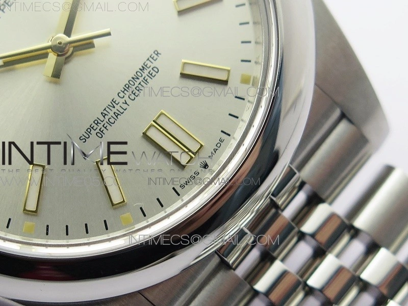 Oyster Perpetual 41mm 124300 BP Best Edition Silver Dial on SS Jubilee Bracelet