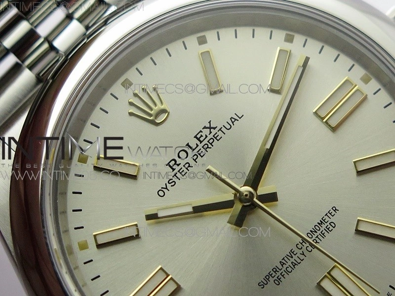 Oyster Perpetual 41mm 124300 BP Best Edition Silver Dial on SS Jubilee Bracelet