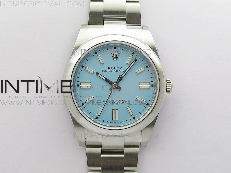 Oyster Perpetual 41mm 124300 BP Best Edition Tiffany Blue Dial on SS Bracelet