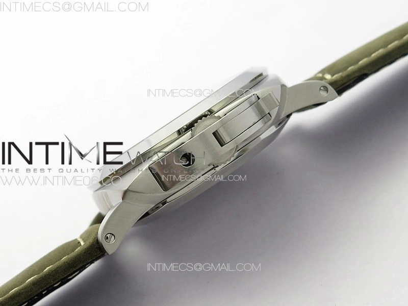 PAM 1314 TTF 1:1 Best Edition White Dial on Gray Asso Strap P.9010