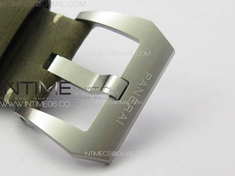PAM 1314 TTF 1:1 Best Edition White Dial on Gray Asso Strap P.9010