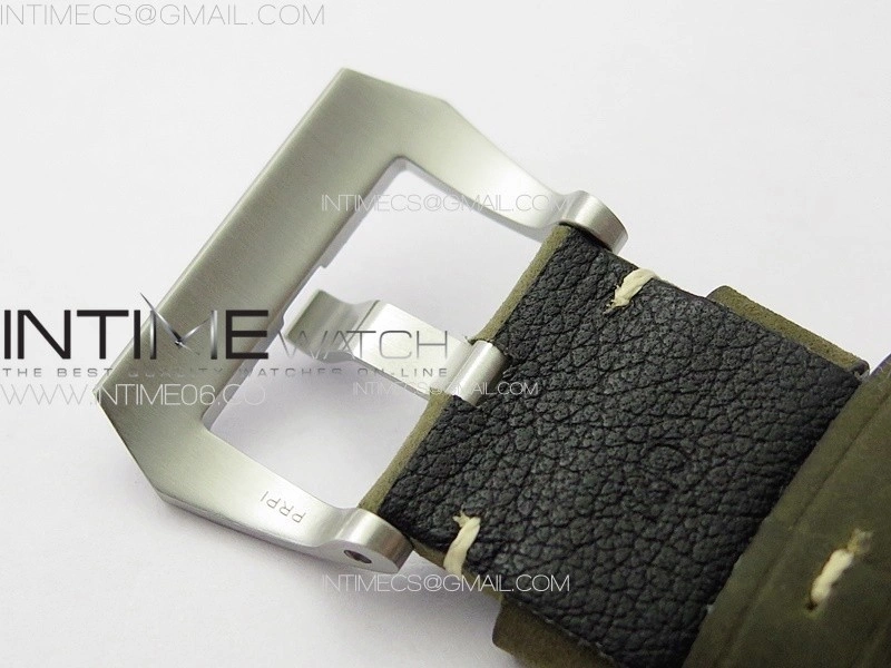 PAM 1314 TTF 1:1 Best Edition White Dial on Gray Asso Strap P.9010