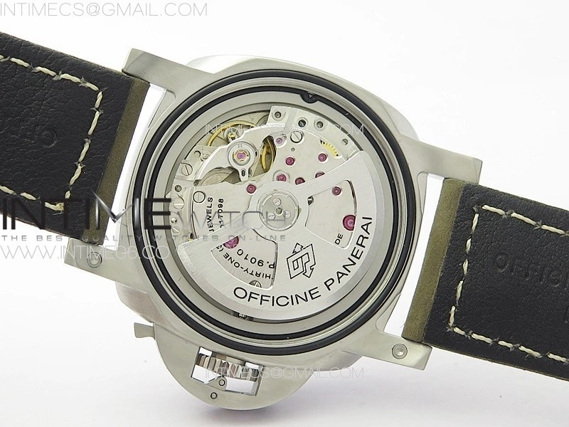 PAM 1314 TTF 1:1 Best Edition White Dial on Gray Asso Strap P.9010
