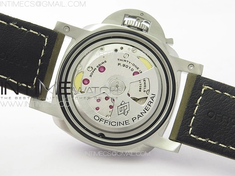 PAM 1314 TTF 1:1 Best Edition White Dial on Gray Asso Strap P.9010