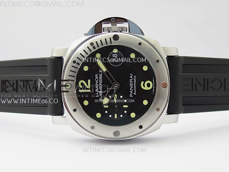 PAM1024 Submersible 44mm VSF Best Edition Black Dial on Black Rubber Strap P900