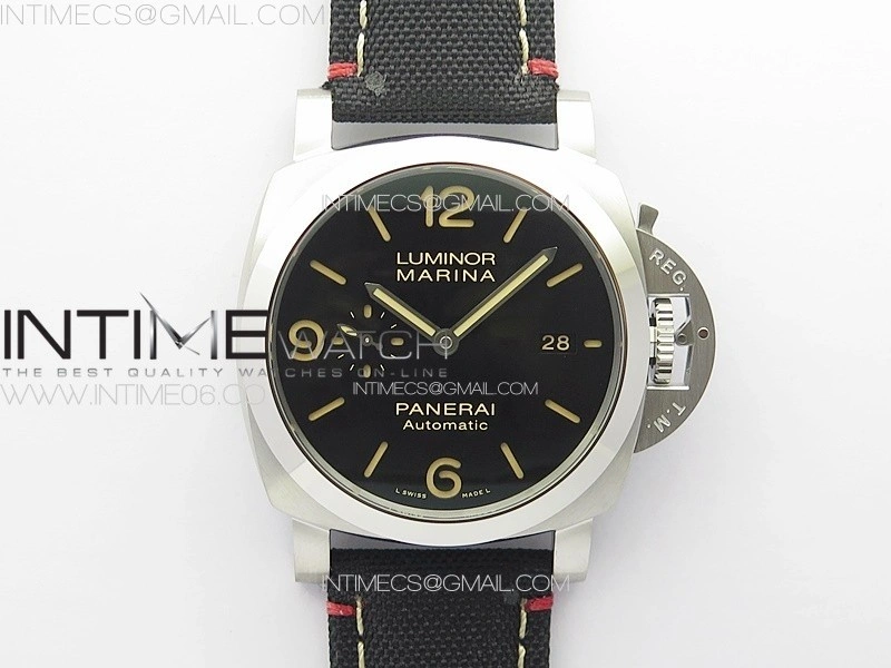 PAM1025 V TTF 1:1 Best Edition Dark Black Dial on Black Nylon Strap P9010