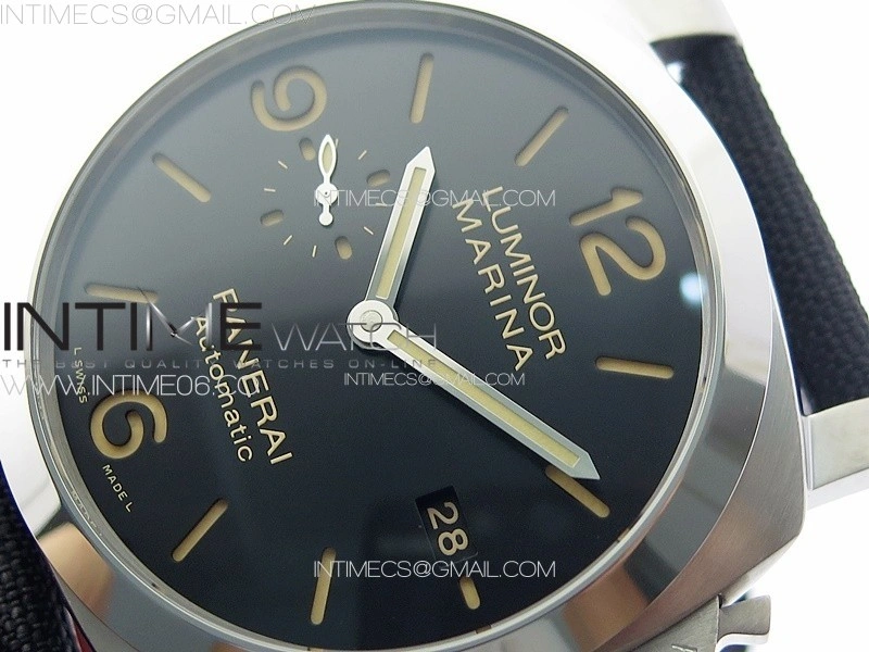 PAM1025 V TTF 1:1 Best Edition Dark Black Dial on Black Nylon Strap P9010