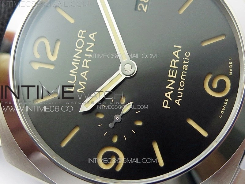 PAM1025 V TTF 1:1 Best Edition Dark Black Dial on Black Nylon Strap P9010