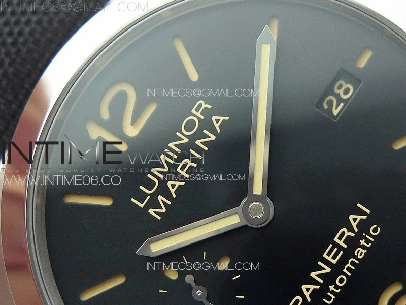 PAM1025 V TTF 1:1 Best Edition Dark Black Dial on Black Nylon Strap P9010