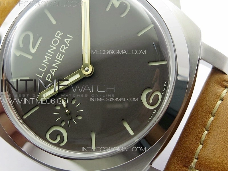 PAM1080 HWF 1:1 Best Edition on Brown Leather Strap A6497-2