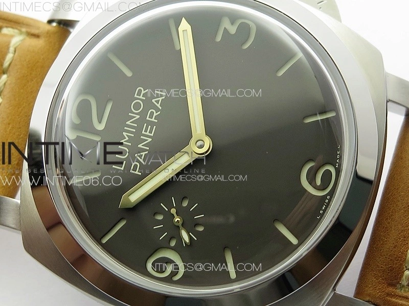 PAM1080 HWF 1:1 Best Edition on Brown Leather Strap A6497-2