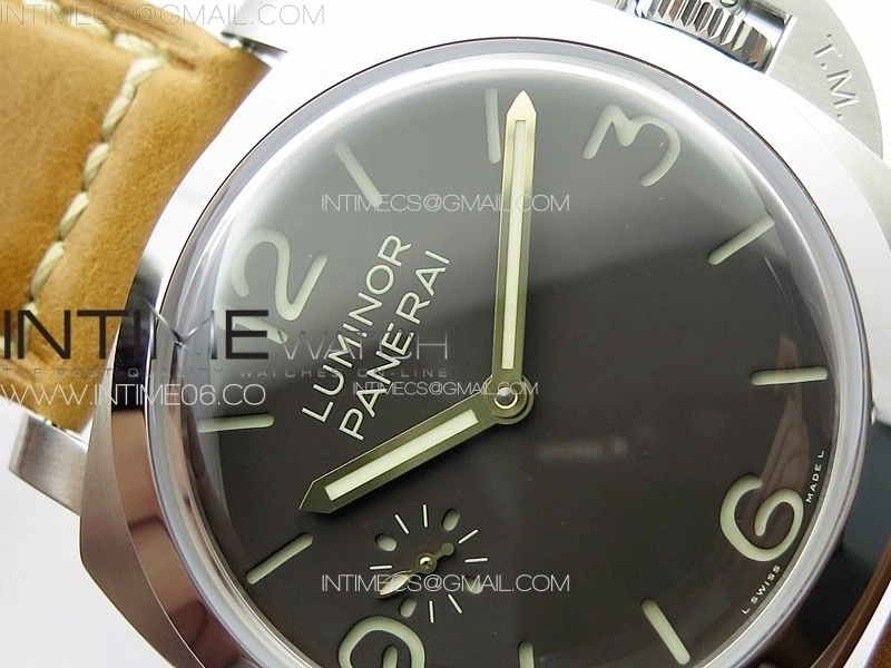 PAM1080 HWF 1:1 Best Edition on Brown Leather Strap A6497-2