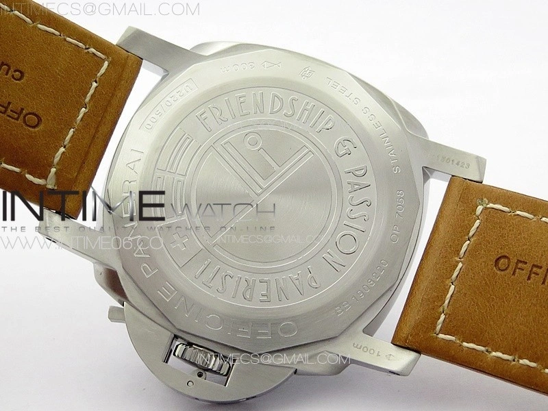 PAM1080 HWF 1:1 Best Edition on Brown Leather Strap A6497-2