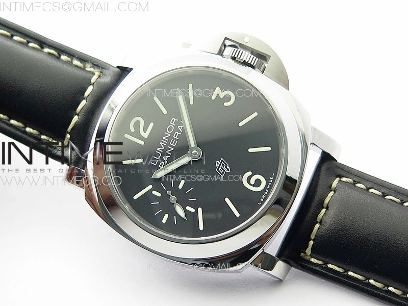 PAM1084 T HWF 1:1 Best Edition on Black Leather Strap A6497