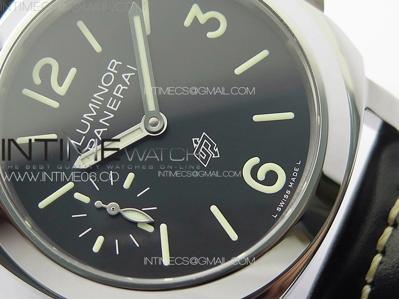 PAM1084 T HWF 1:1 Best Edition on Black Leather Strap A6497
