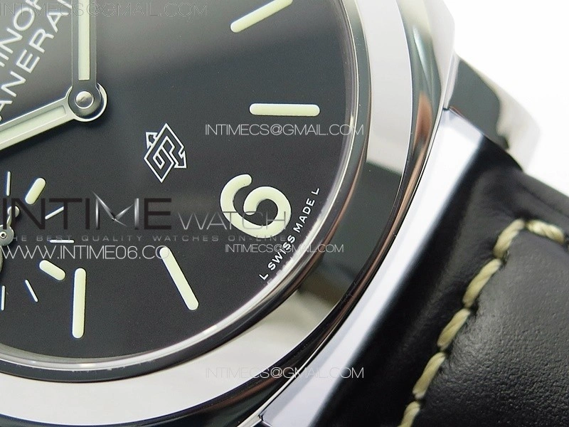 PAM1084 T HWF 1:1 Best Edition on Black Leather Strap A6497