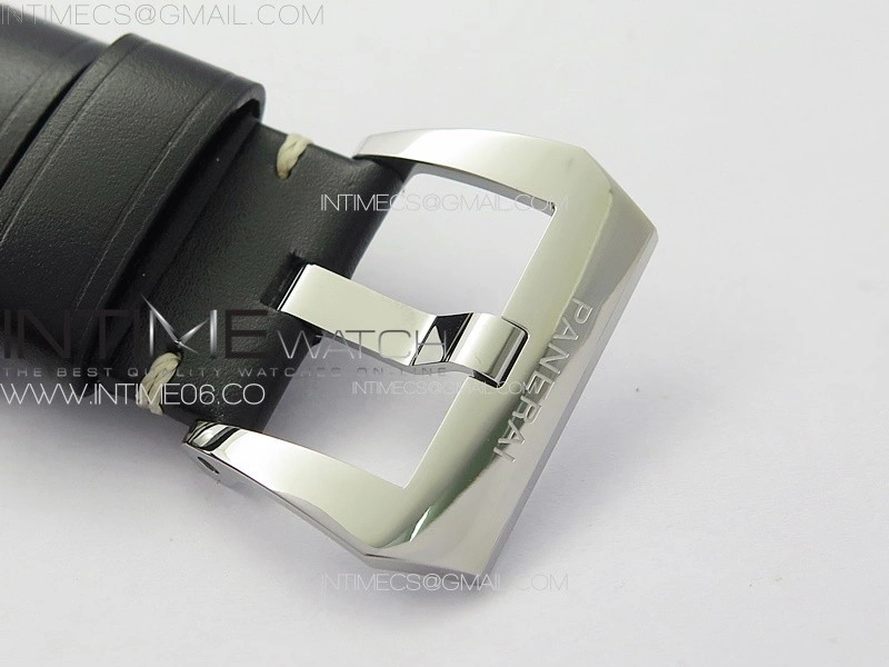 PAM1084 T HWF 1:1 Best Edition on Black Leather Strap A6497