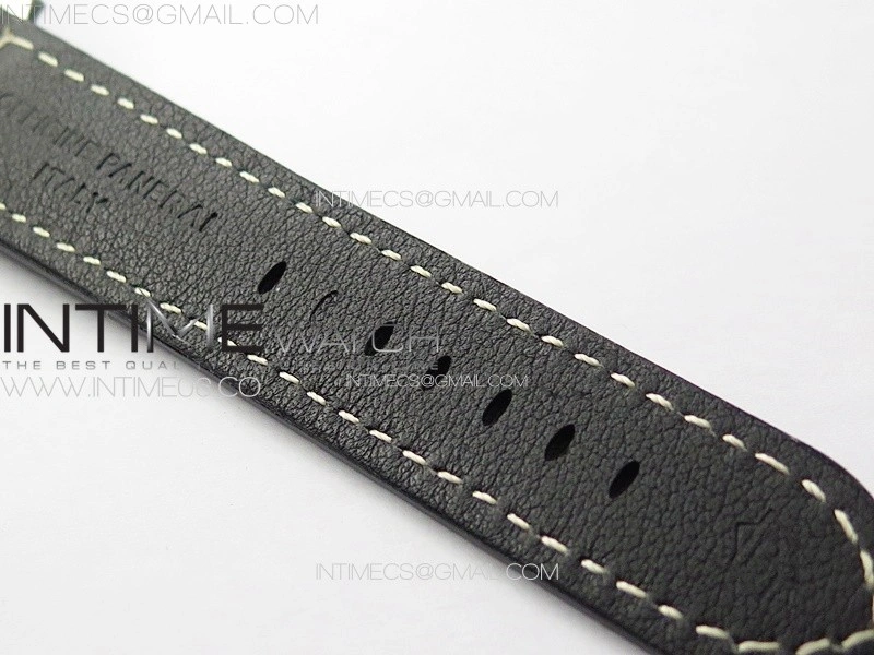 PAM1084 T HWF 1:1 Best Edition on Black Leather Strap A6497