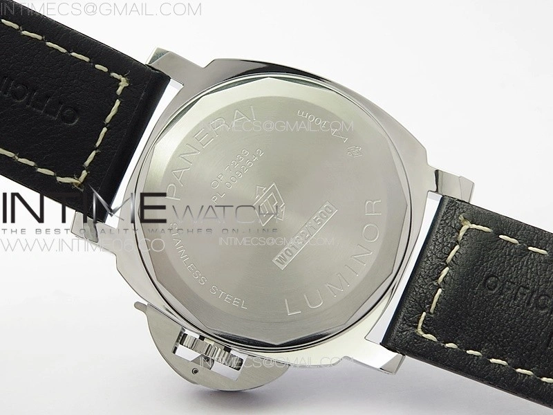 PAM1084 T HWF 1:1 Best Edition on Black Leather Strap A6497