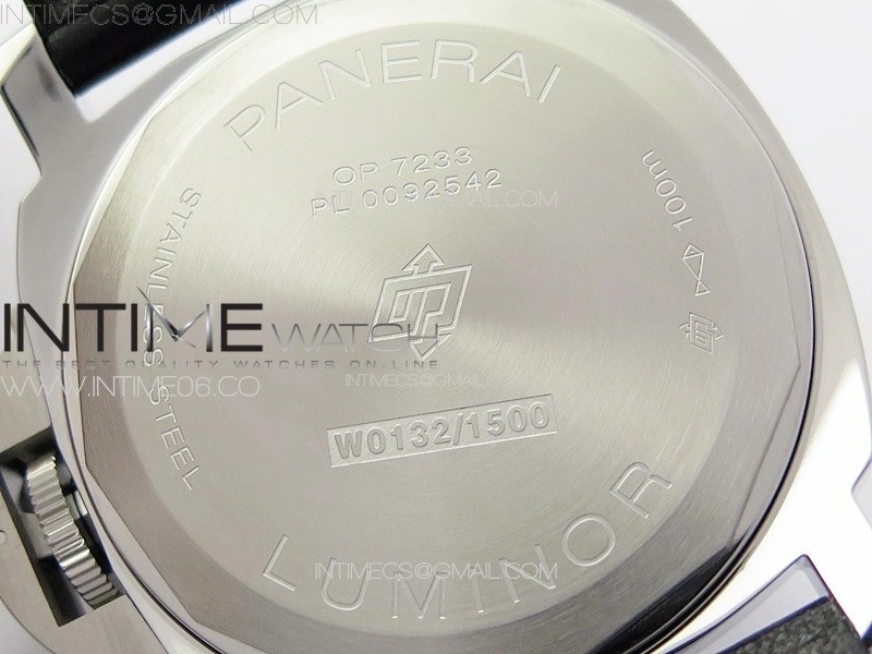 PAM1084 T HWF 1:1 Best Edition on Black Leather Strap A6497