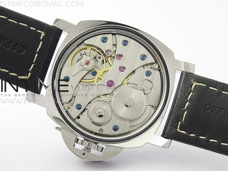PAM1084 T HWF 1:1 Best Edition on Black Leather Strap A6497