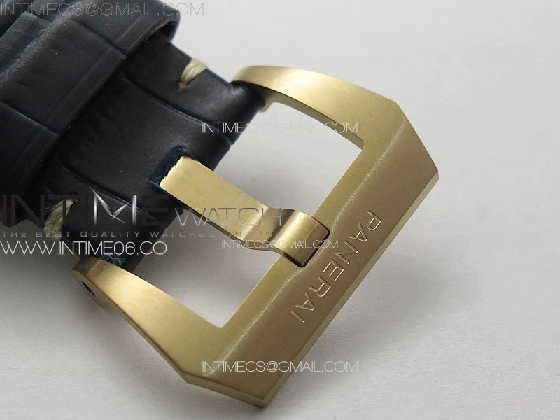 PAM1112 RG TTF 1:1 Best Edition on Blue Leather Strap P9010