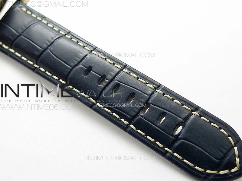 PAM1112 RG TTF 1:1 Best Edition on Blue Leather Strap P9010
