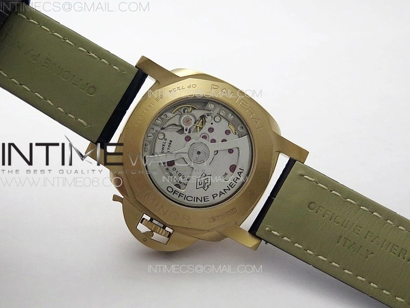 PAM1112 RG TTF 1:1 Best Edition on Blue Leather Strap P9010