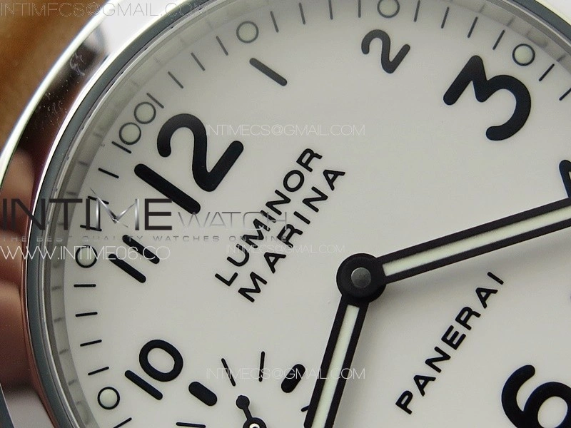 PAM1113 V HWF 1:1 Best Edition White Dial on Brown Leather Strap A6497