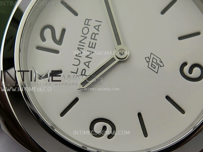 PAM1113 W TTF 1:1 Best Edition White Dial on Green Rubber Strap A6497