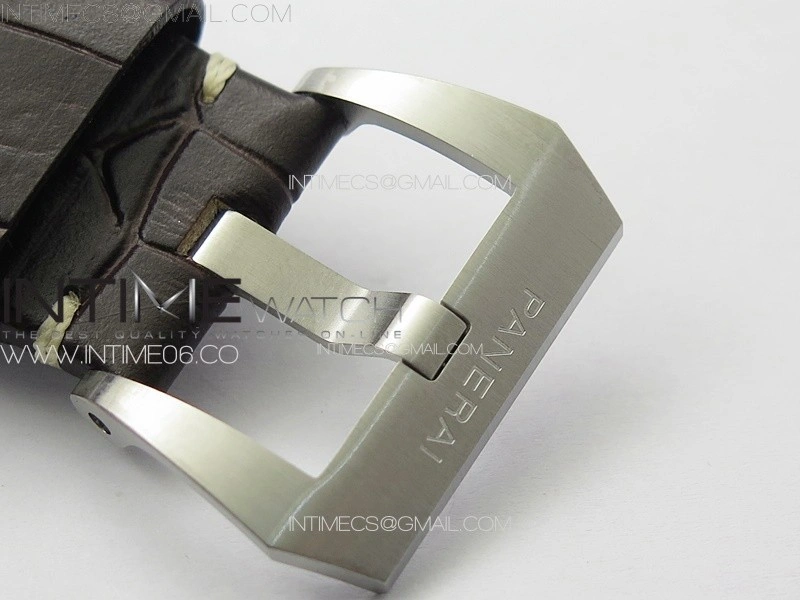 PAM1116 S TTF 1:1 Best Edition Dark Green Dial on Brown Leather Strap P9010 V2