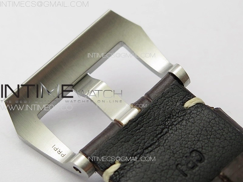 PAM1116 S TTF 1:1 Best Edition Dark Green Dial on Brown Leather Strap P9010 V2
