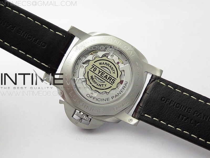 PAM1116 S TTF 1:1 Best Edition Dark Green Dial on Brown Leather Strap P9010 V2