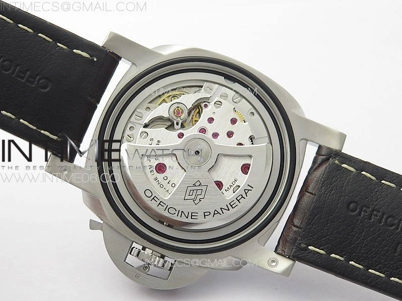 PAM1116 S TTF 1:1 Best Edition Dark Green Dial on Brown Leather Strap P9010 V2