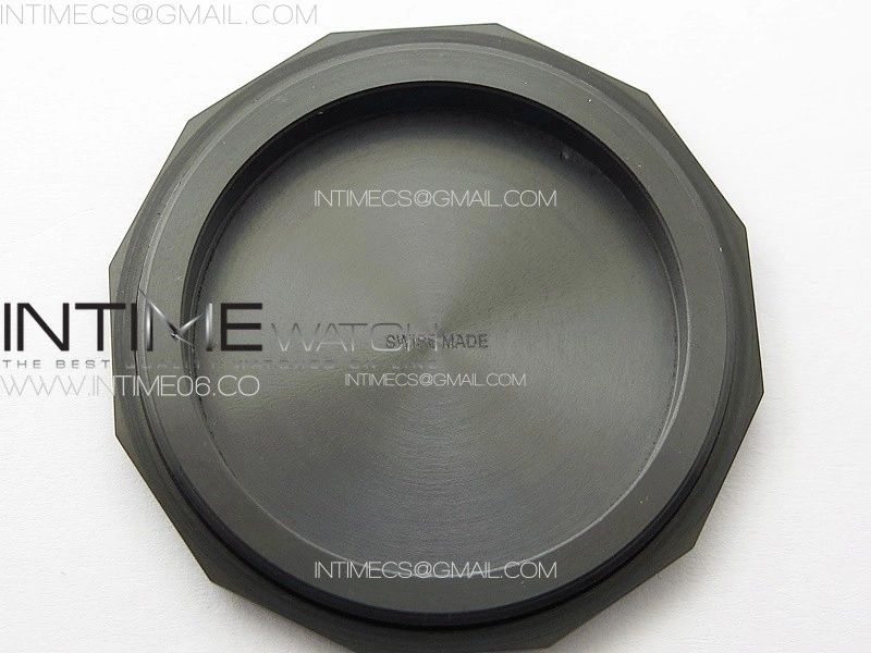 PAM1122 SS DLC TTF 1:1 Best Edition Gray Dial on Black Blue Leather Strap P9010