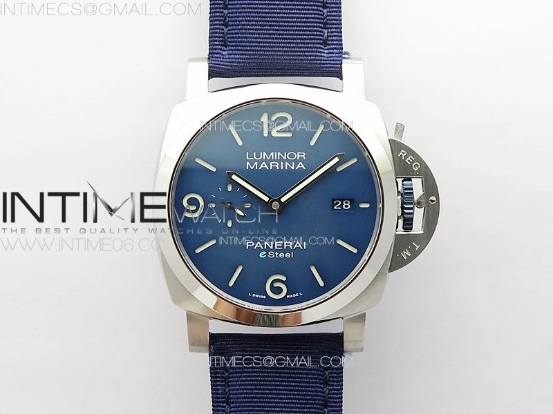PAM1157 W TTF 1:1 Best Edition on Blue Nylon Strap P9010