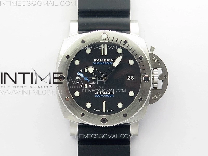 PAM1229 Y VSF 1:1 Best Edition Black Dial on Black Rubber Strap P900