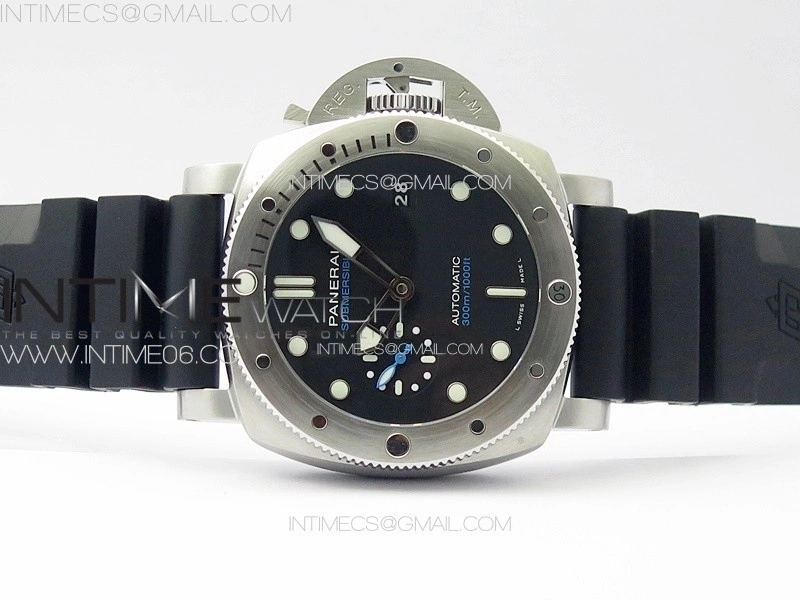 PAM1229 Y VSF 1:1 Best Edition Black Dial on Black Rubber Strap P900